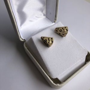 Betsy Johnson “Cheese” Earrings
